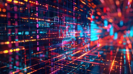 Fototapeta premium techno, cyber security, concept, ai, stock image --ar 16:9 --style raw Job ID: 2c752383-a2b3-4b25-a63a-df51eda71b25