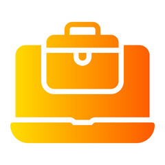 briefcase gradient icon