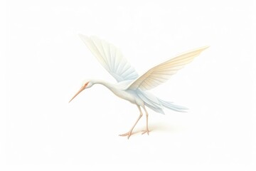 Obraz premium Simple origami, paper crane