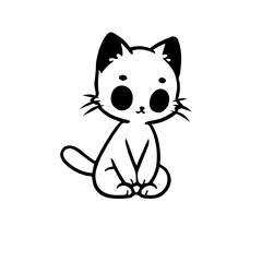 Obraz premium A cutest cat in feeling happy 