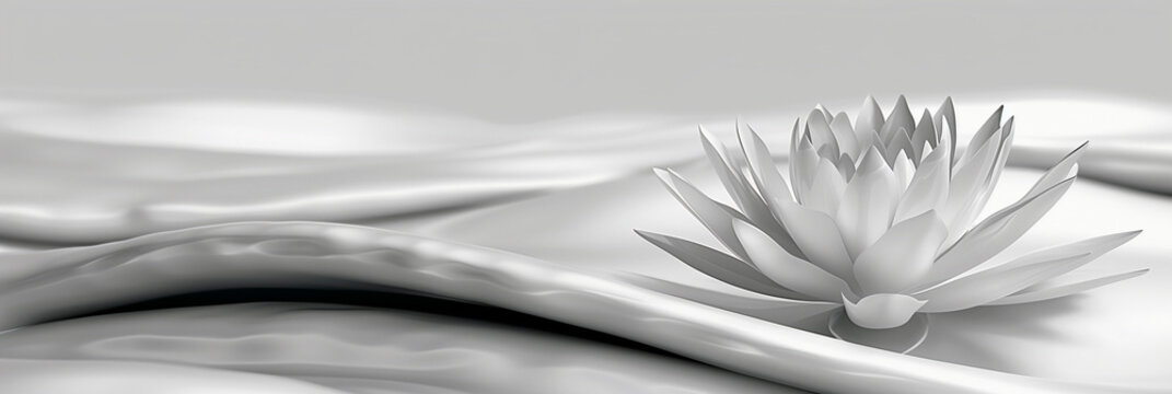 An elegant logo design in black and white, featuring abstract minimalistic line art representing the connection between body and mind in nature-inspired motifs. Perfect for healing and wellness app