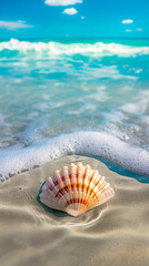shells on the beach