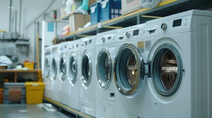 Automatic washing machine service shop, Generative Ai