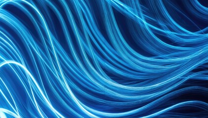 Captivating Blue Waves Background Design