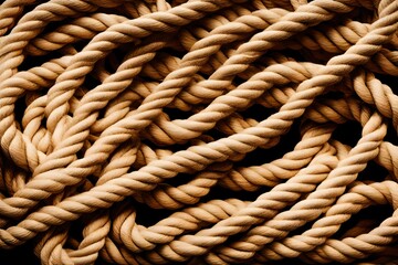 close up of a rope on a ship