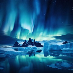 아이스 아일랜드 오로라