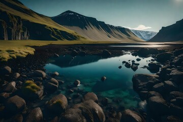 lake in the mountains