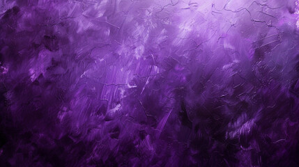 Abstract Artwork from acrylic painting. Oil Painting in dark purple to light violet gradient, Front View