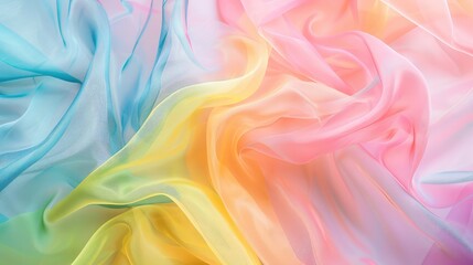 Texture, background, pattern, The texture of colorful silk fabric, Beautiful emerald colorful soft silk fabric, Silk waves, smooth fabric folds in vivid color,Wavy satin abstract background wallpaper
