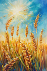 "Golden Wheat Field Under Sun", International Sun Day, the importance of solar energy, Sun&rsquo;s contributions to life on Earth.