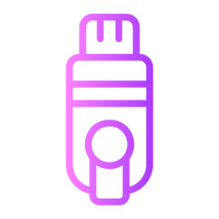 flash drive gradient icon