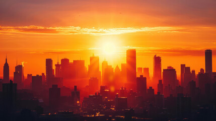 Cityscape bathed in sunlight, International Sun Day, the importance of solar energy, Sun’s contributions to life on Earth.