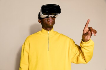 Metaverse experience with vr headset