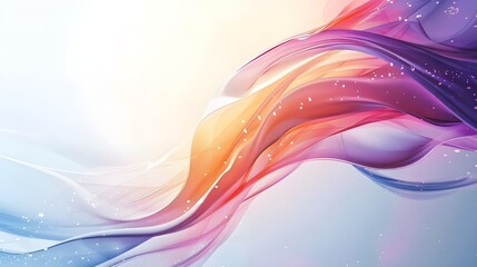abstract colorful background with waves