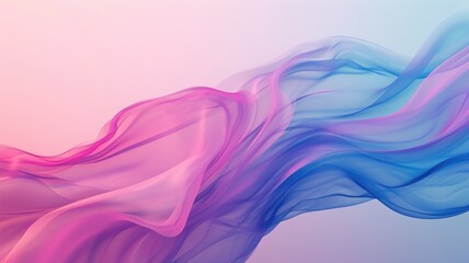 The abstract picture of the two colours of blue and pink colours that has been created form of the waving shiny smooth satin fabric that curved and bend around this beauty abstract picture. AIGX01.