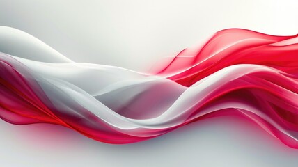 The abstract picture of the two colours of red and silver colours that has been created form of the waving shiny smooth satin fabric that curved and bend around this beauty abstract picture. AIGX01.