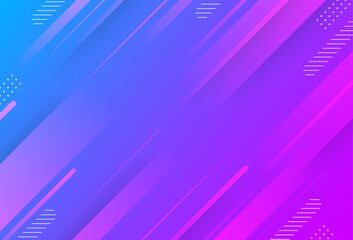 Abstract background purple and blue gradient, slash shape effect
