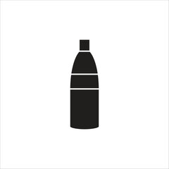 botle water vector icon line template