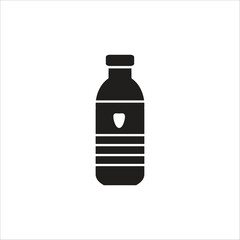 botle water vector icon line template