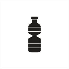 botle water vector icon line template