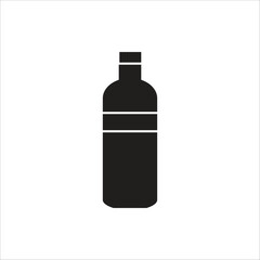 botle water vector icon line template