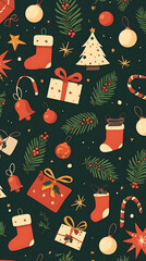 christmas seamless pattern