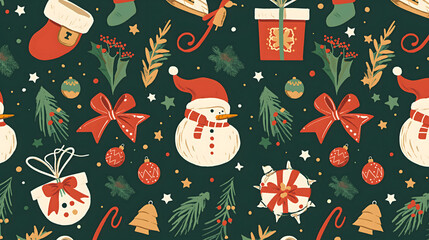 christmas seamless pattern