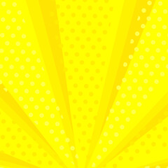 Yellow background with concentrated lines