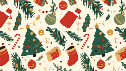 christmas seamless pattern