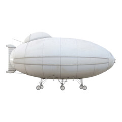 Blimp sticker isolated on transparent background