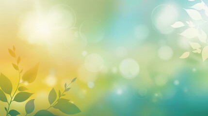 Obraz premium background with blurred warm sunny glow