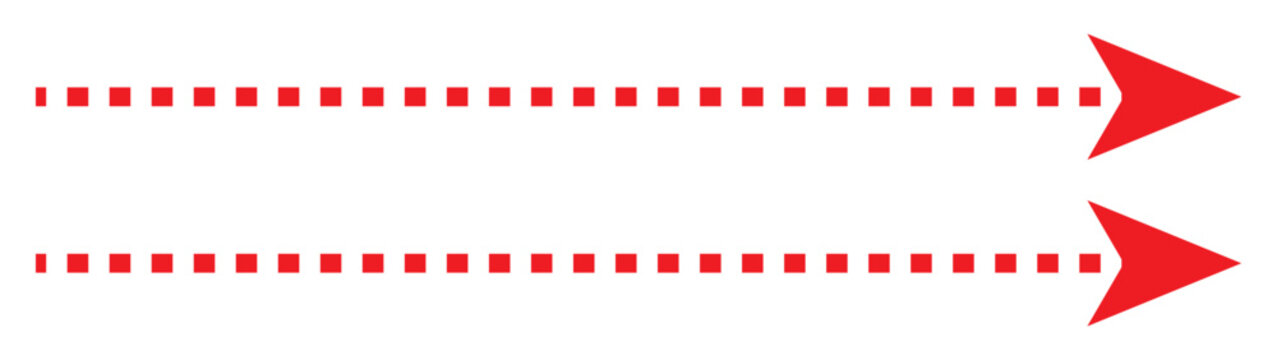 recommend clip art: 
Long dashed arrow vector icon.