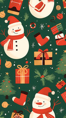 christmas seamless pattern
