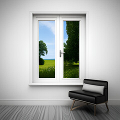 window, frame, weather, border, interior