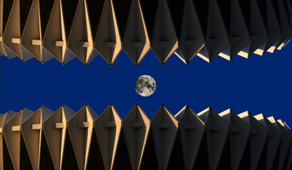 background with moon