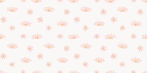 flower watercolor background. cute flower seamless pattern