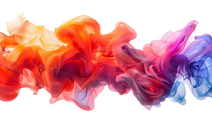 Blue and orange paint splashes isolated on a transparent background, PNG, Ai