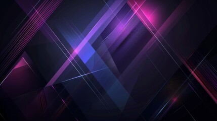 Elegant diagonal striped diamond purple and black abstract background