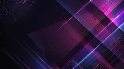 Elegant diagonal striped diamond purple and black abstract background