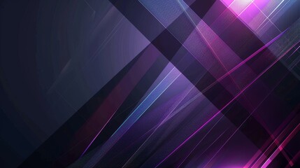 Elegant diagonal striped diamond purple and black abstract background