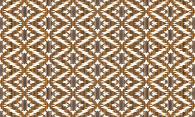 Hand draw african Ikat paisley embroidery.geometric ethnic oriental seamless pattern traditional.Aztec style abstract vector illustration.great for textiles, banners, wallpapers, wrapping vector.