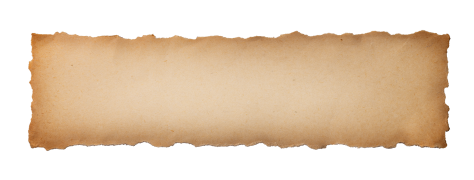 細長い古い紙片のテクスチャー