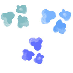 bubbles isolated on white