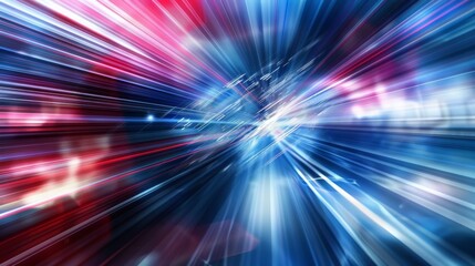 abstract futuristic colorful neon light strip ray background