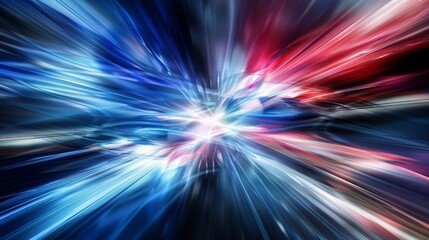 abstract futuristic colorful neon light strip ray background