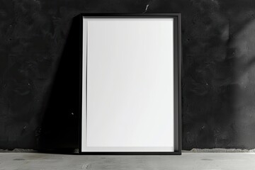 Creative Space Communication: Blank Whiteboard with Message