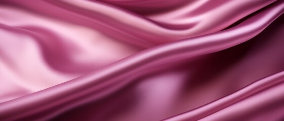 Soft silk satin fabric flowing gracefully, perfect for high-end fashion and textile themes,