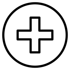 Obraz premium Plus, add icon. 