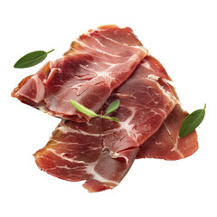 Saltimbocca isolated on transparent background