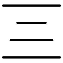 Text align vector icon button. Paragraph alignment symbol. Align icon